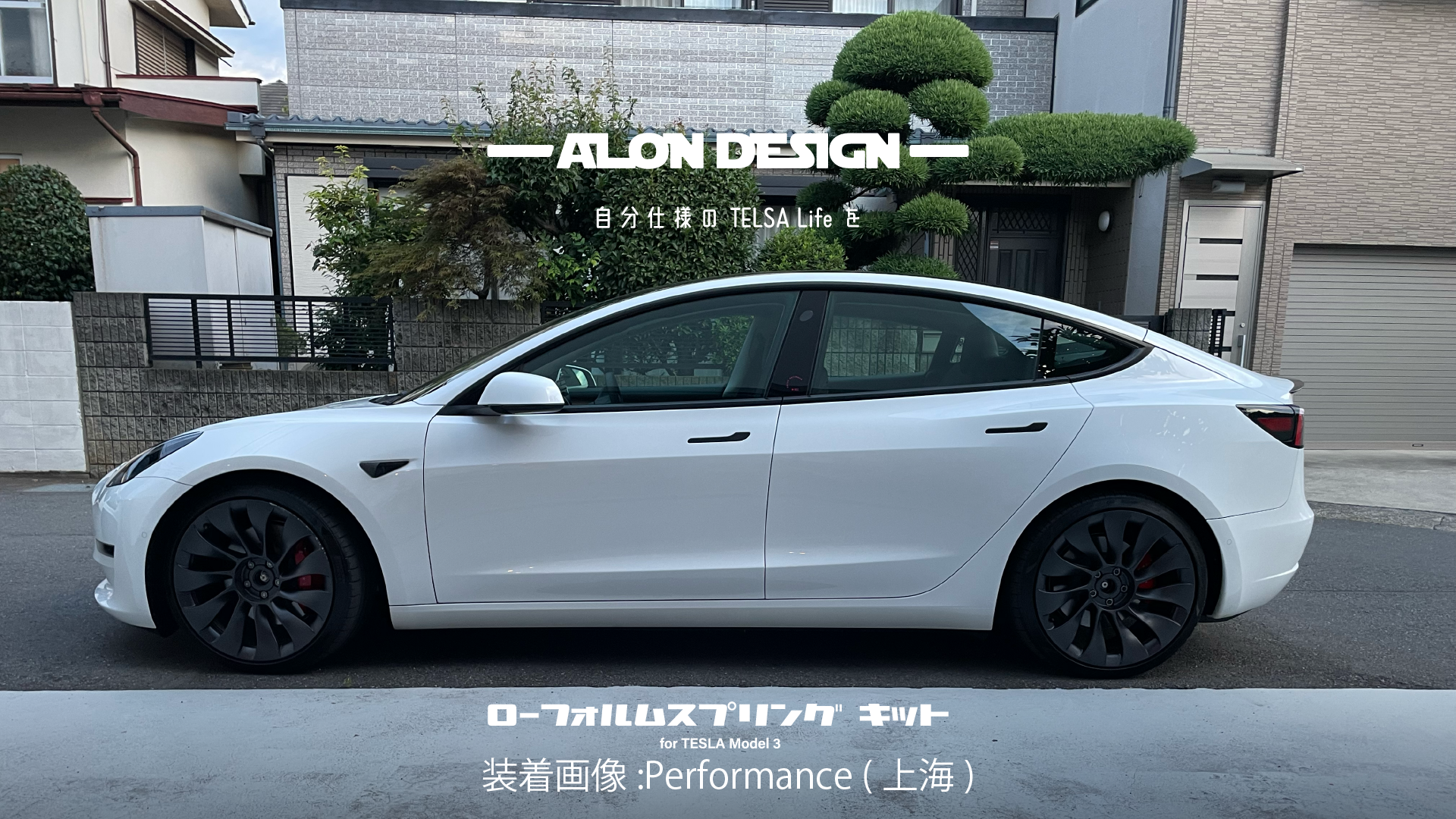 ダウンサス ローフォルムスプリング TESLA Model 3 テスラ モデル3用ローフォームスプリングキット – ALON DESIGN Webstore