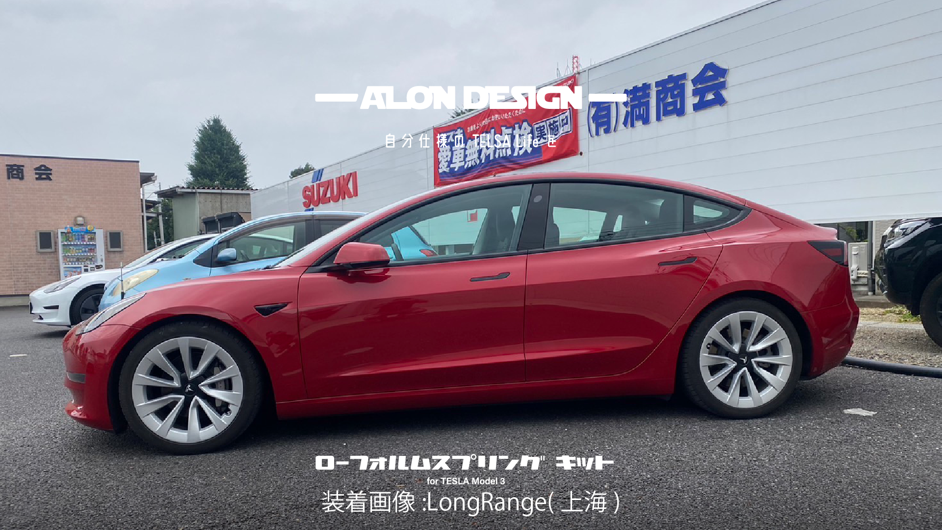 ダウンサスローフォルムスプリング TESLA Model 3 テスラ ダウンサスローフォルムスプリング TESLA Model 3 テスラ